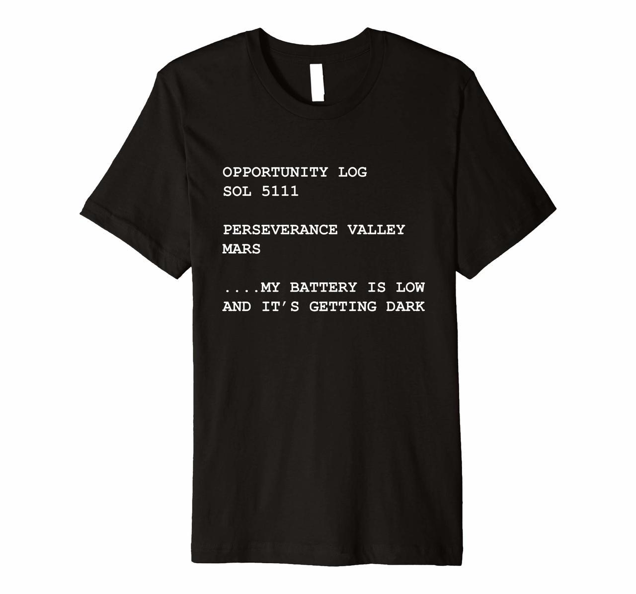 Mars Opportunity Rover Log Space Exploration T-Shirt Hoodies