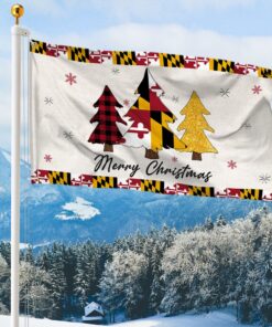 Maryland Christmas Grommet Flag Christmas Decor TQN730GF