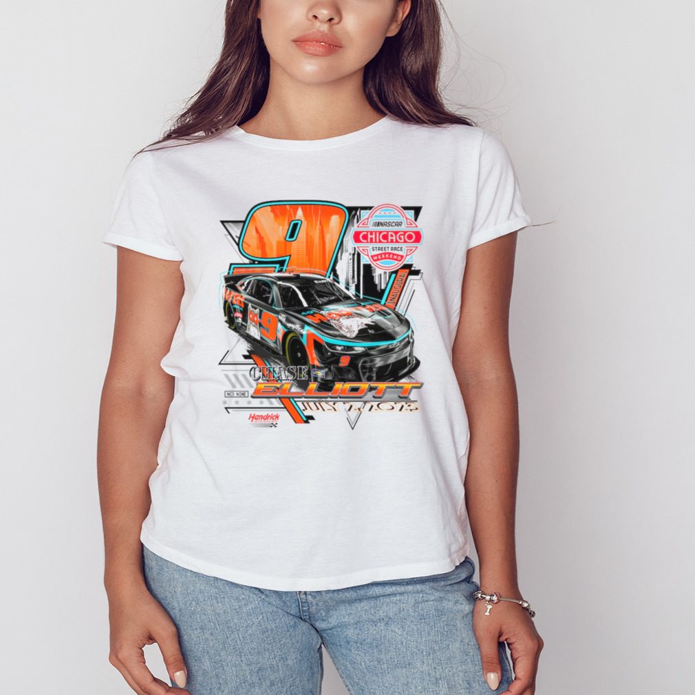 Men's Chase Elliott Hendrick Motorsports Team Collection White 2023 Grant Park 200 Shirt