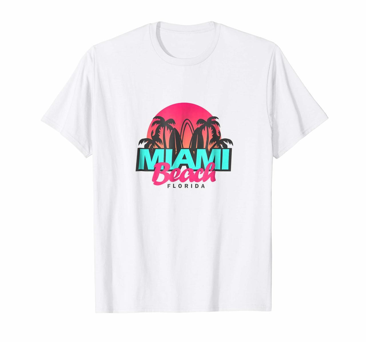 Miami Beach Paradise TShirt Florida Sun Sand T-Shirt Hoodies