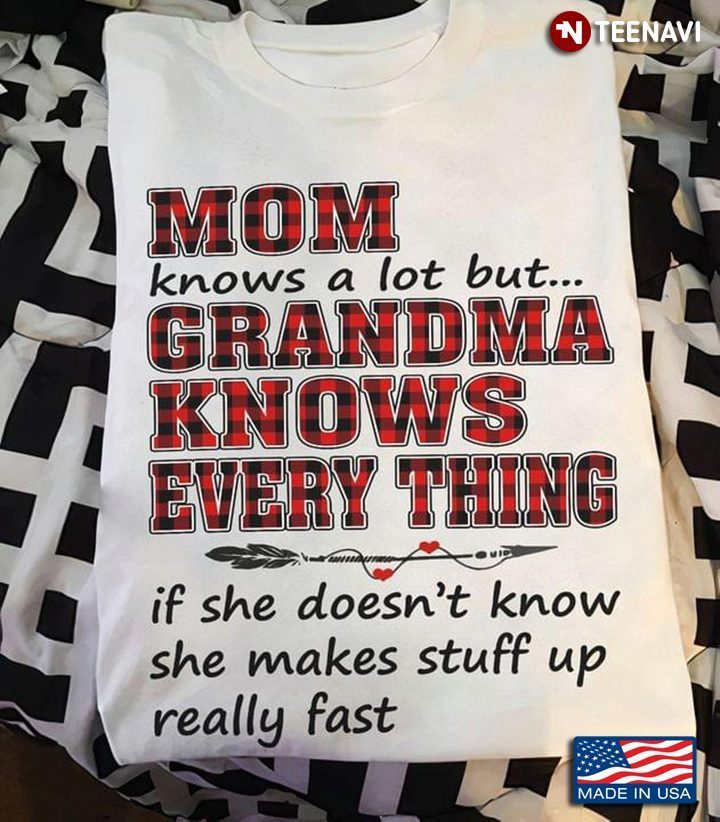 Mom Knows A Lot But Grandma Knows Everything For Mother's DayShirt