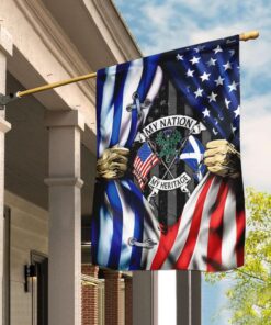 My Nation My Heritage - Scotland And American Flag LHA896F