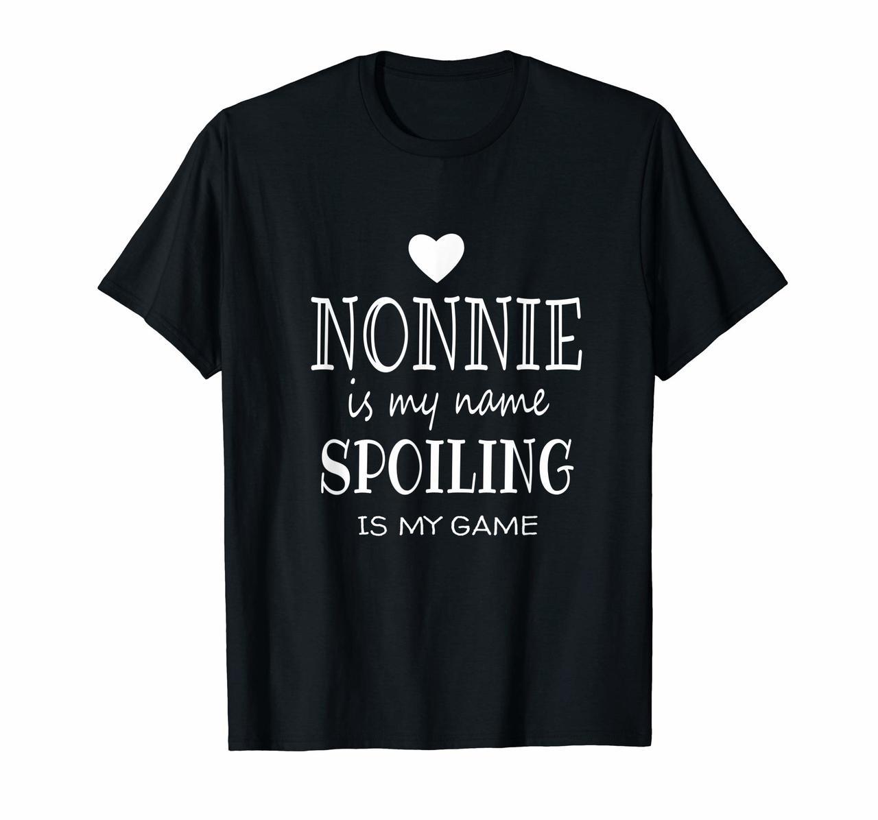 Nonnie Is My Name Funny Nonnie Shirt Gift for Nonnie Grandma Hoodies
