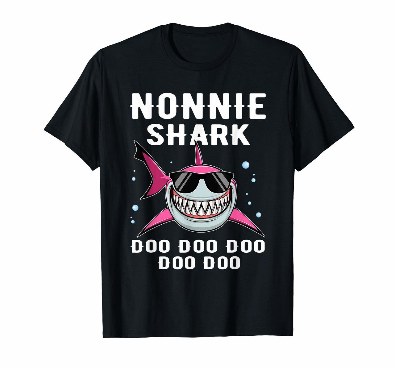Nonnie Shark Doo Doo Tshirt Funny Kids Video Baby Daddy Hoodies