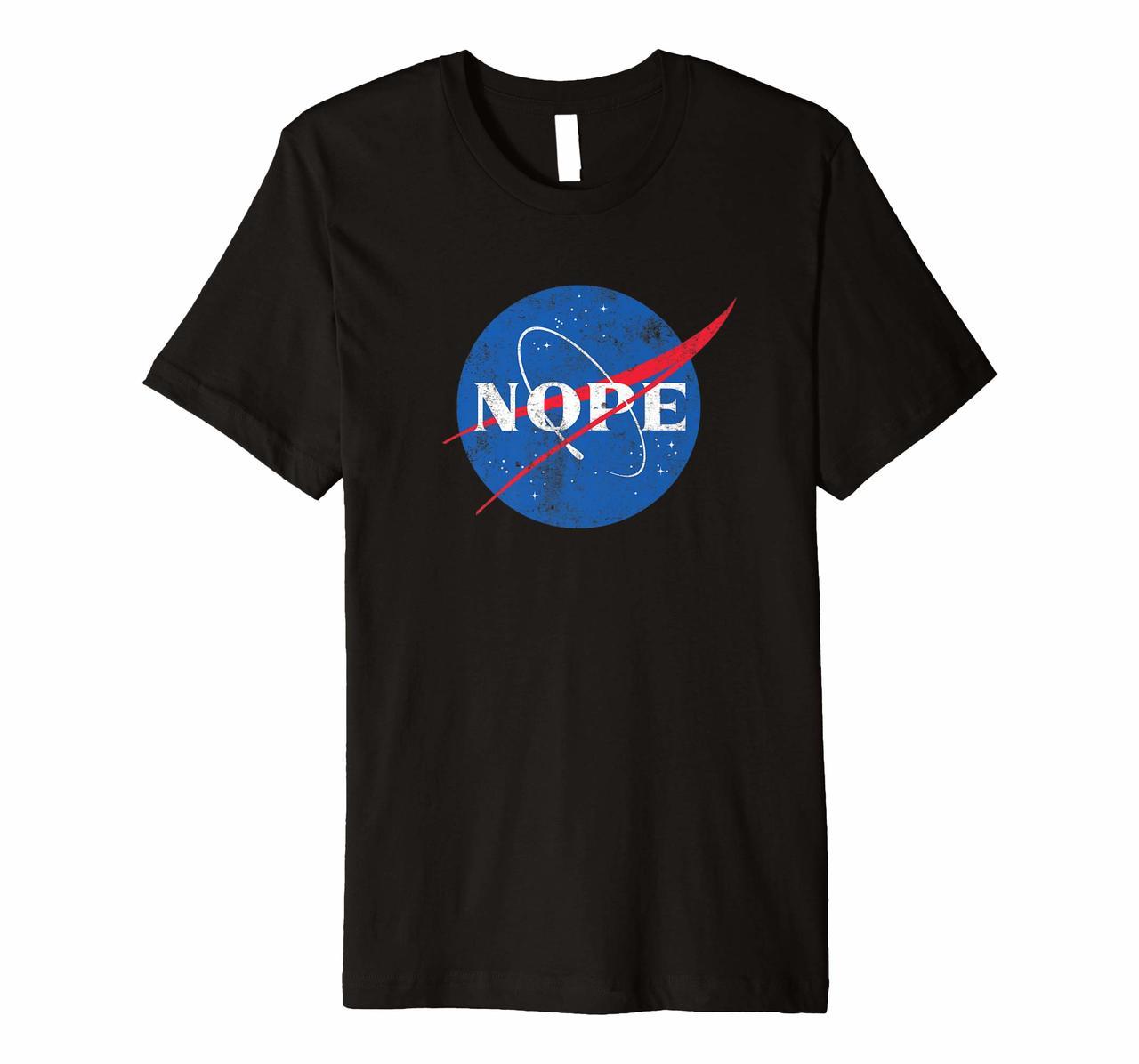 NOPE Space Hoax T-shirt Parody Moon Landing Mars Probe Ball Hoodies