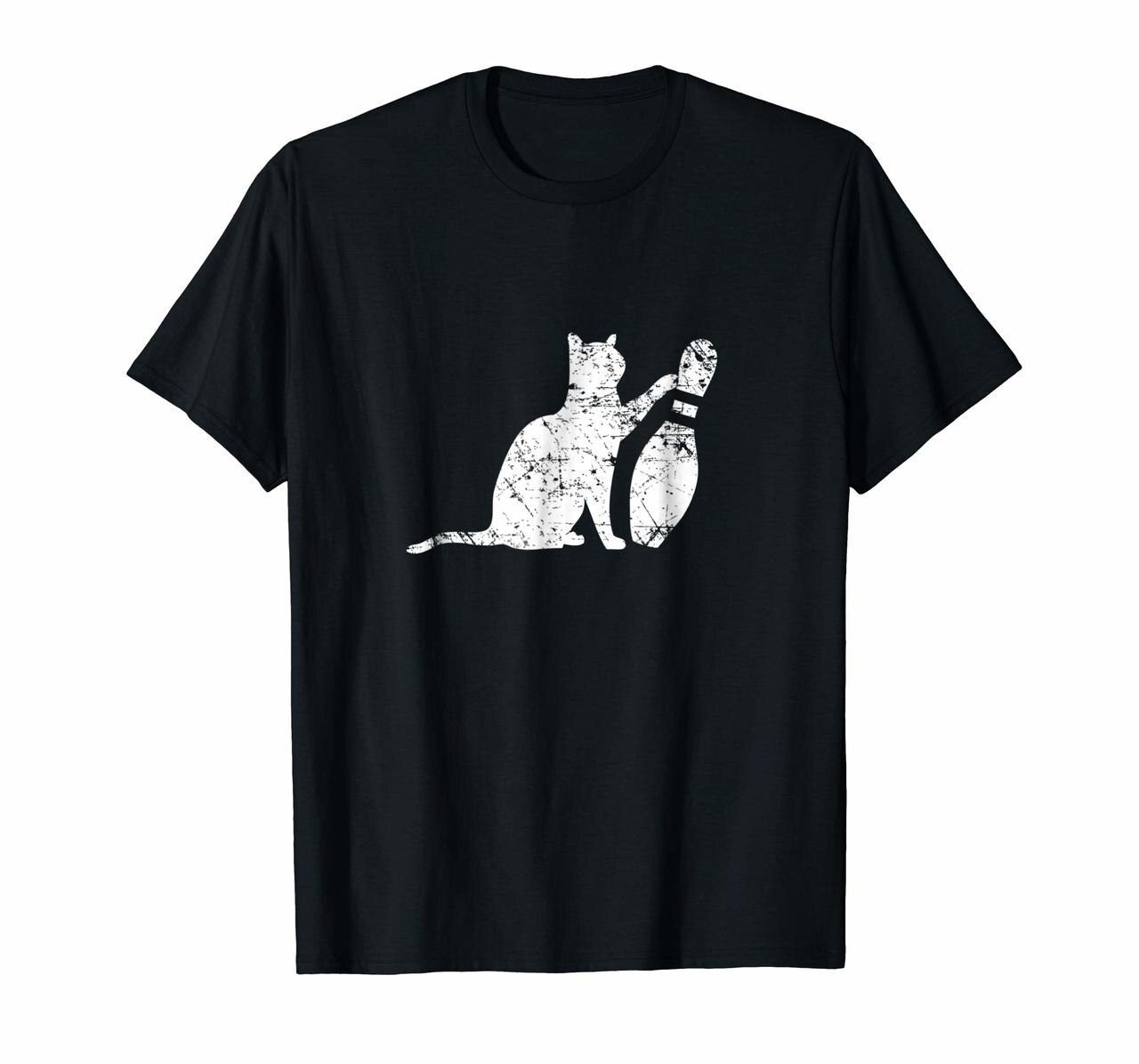Ornery Alley Cat Tipping Bowling Pin Shirt Funny Team Gift Hoodies