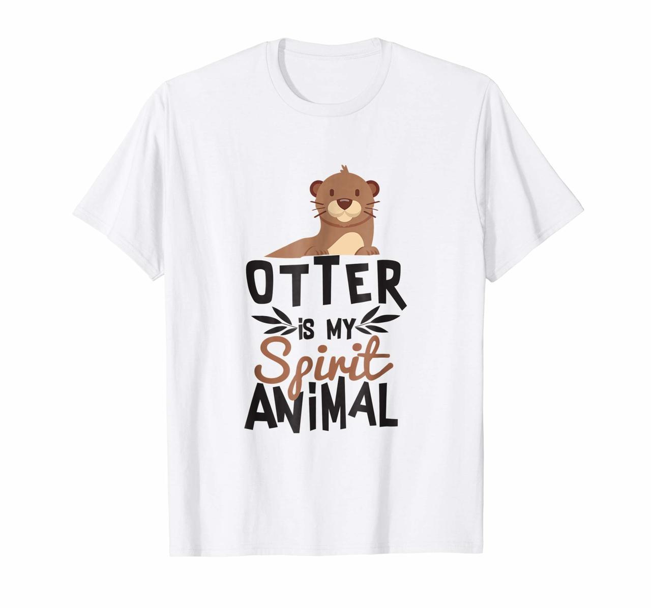 Otter Is My Spirit Animal Cute T-Shirt for Animal Lover Hoodies