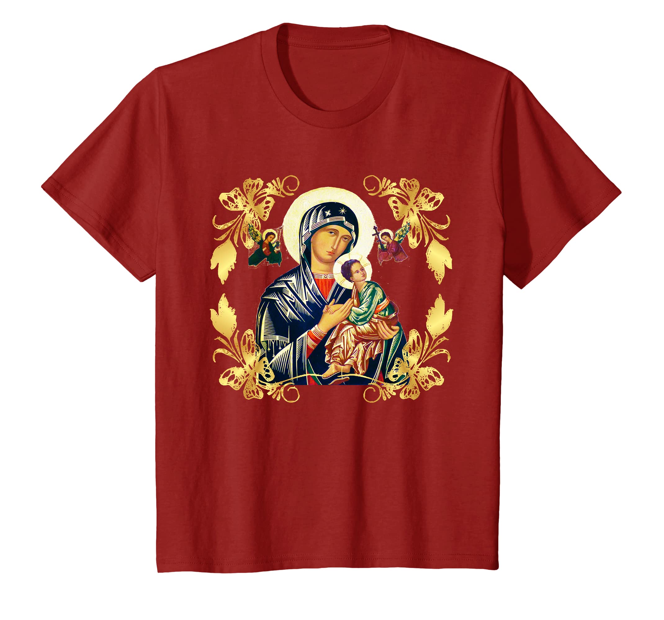 Our Lady Virgin Mary Perpetual Help Icon Fatima Catholic 03 Hoodies