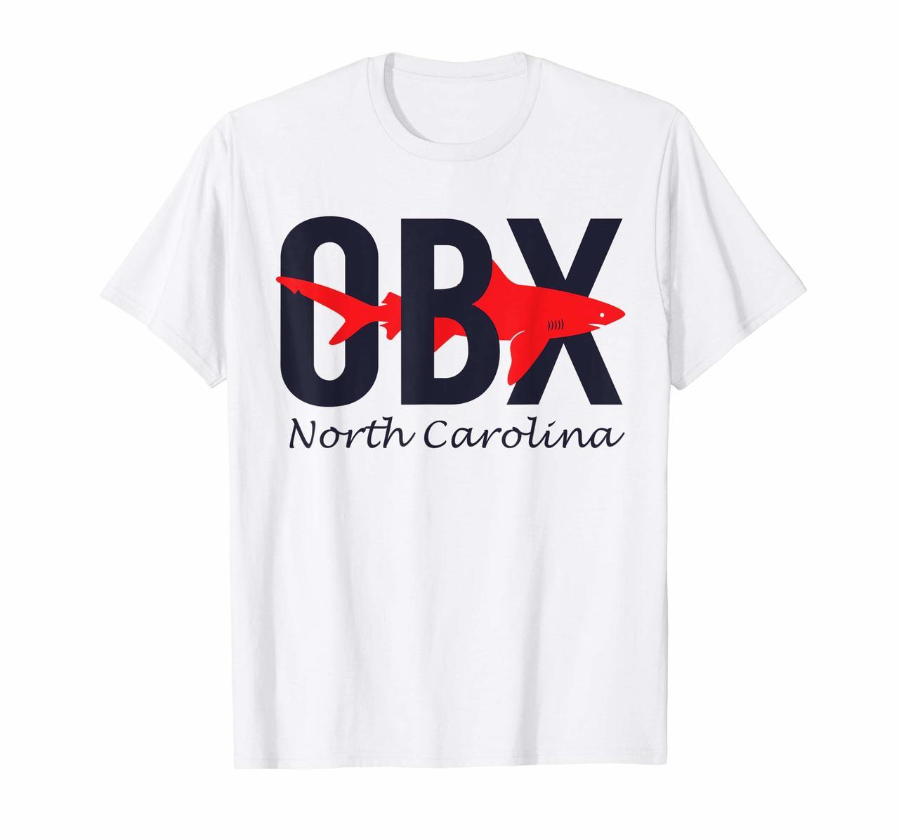 Outer Banks of North Carolina T Shirt OBX Shark Hoodies