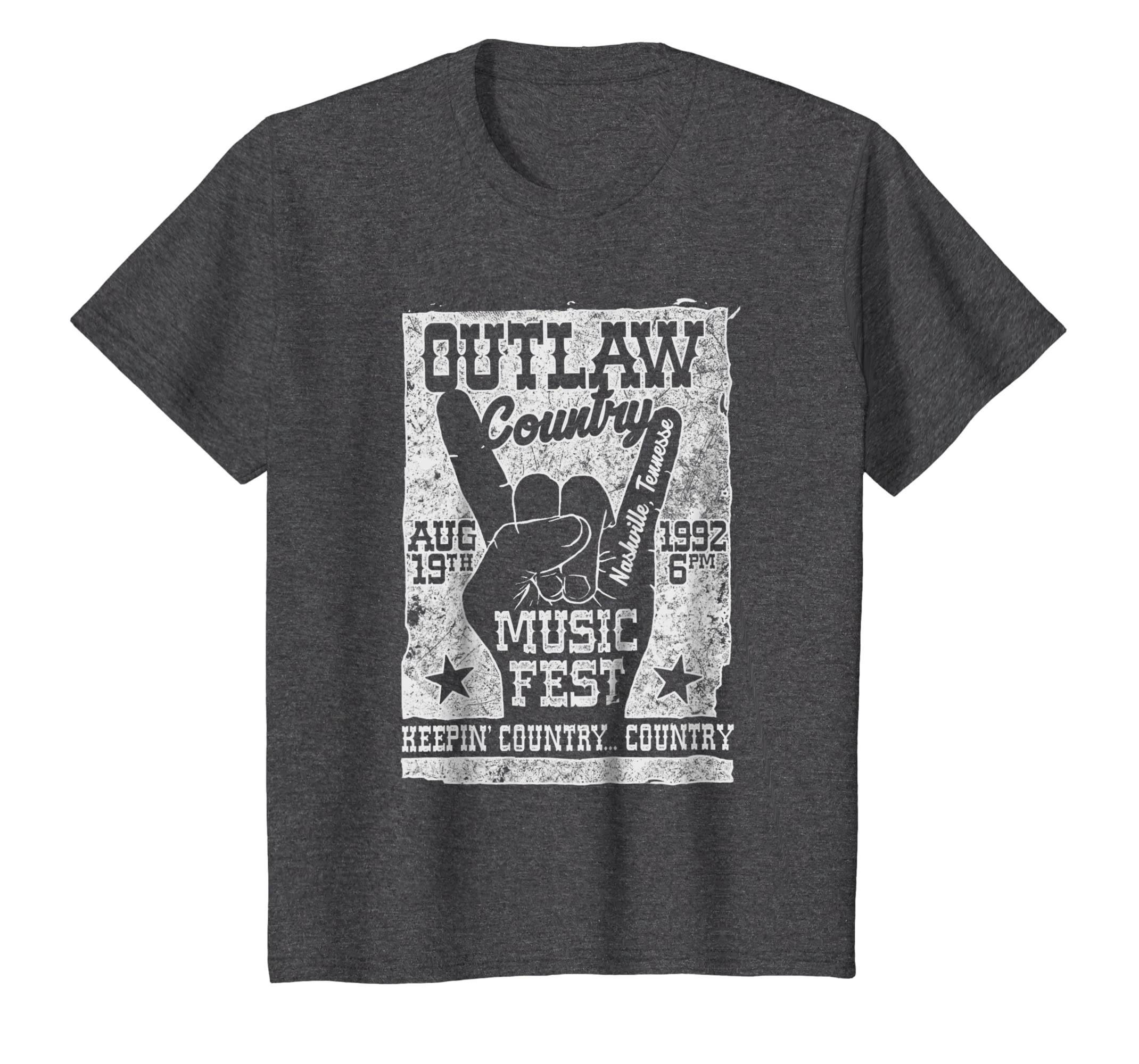 Outlaw Country Music Fest Nashville Vintage Graphic T-Shirt Hoodies
