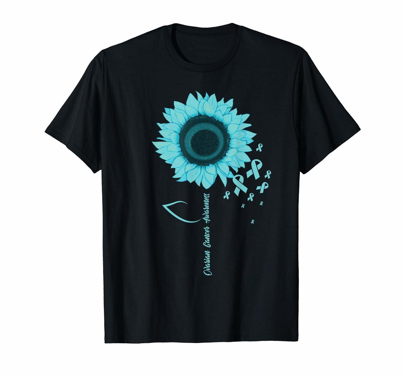Ovarian Cancer Awareness Family T-shirt Survivor Pretty Tee Hoodies