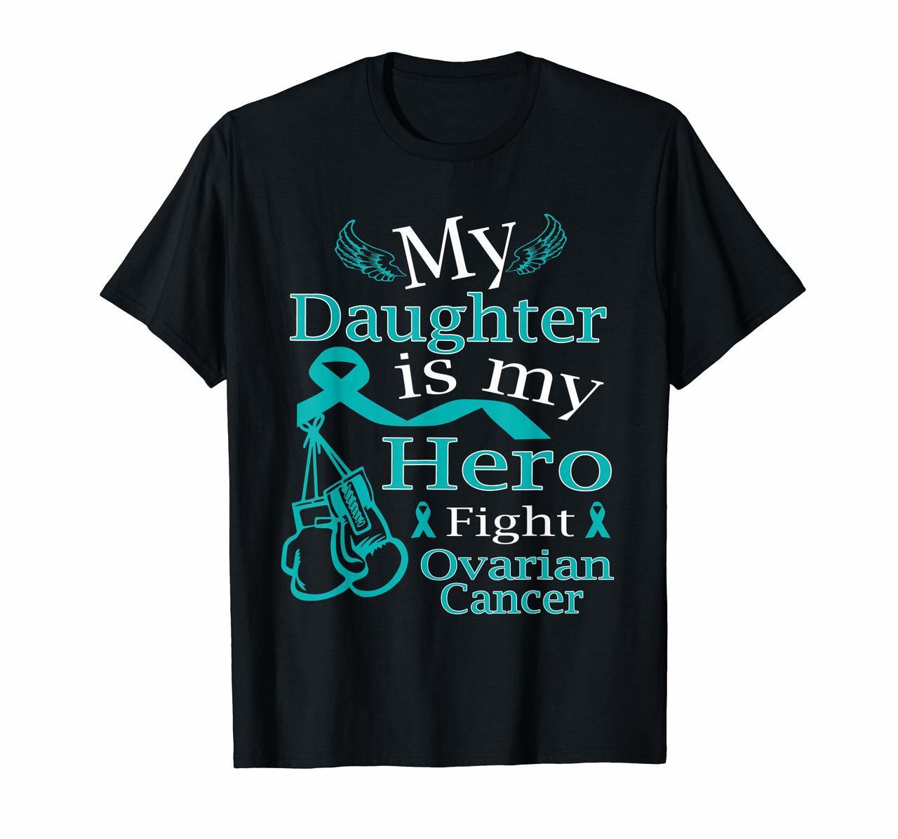 Ovarian cancer tee shirts Fight Wear Teal for my Daughter Hoodies