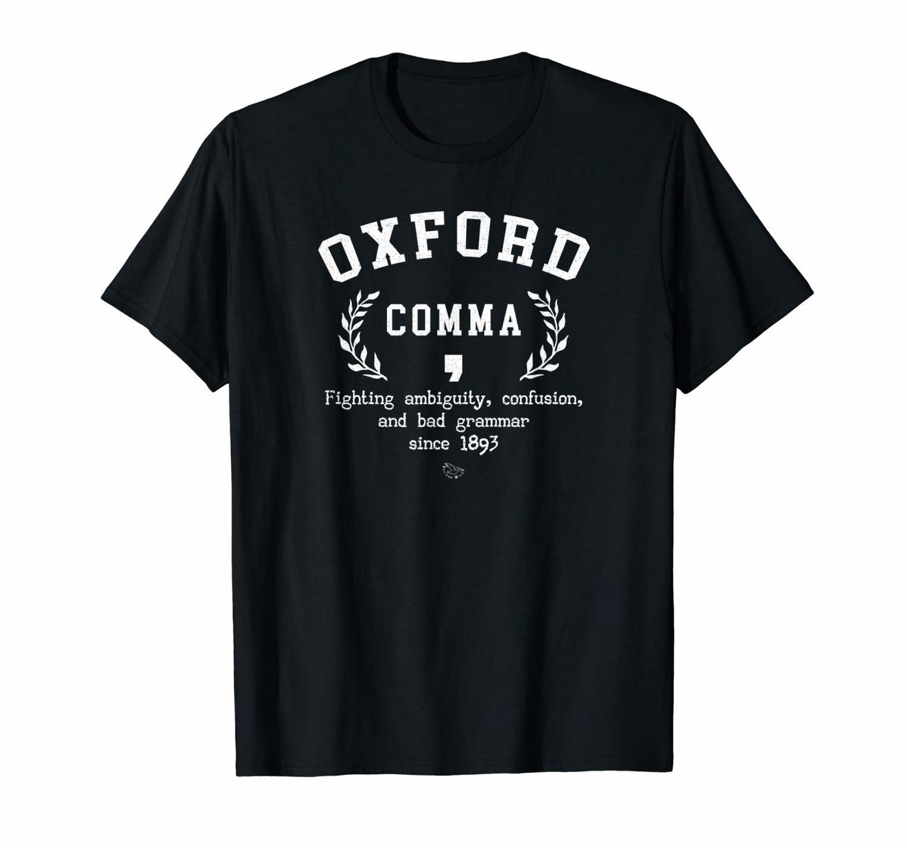 Oxford Comma Funny English Grammar Nerd Gift T-Shirt Hoodies