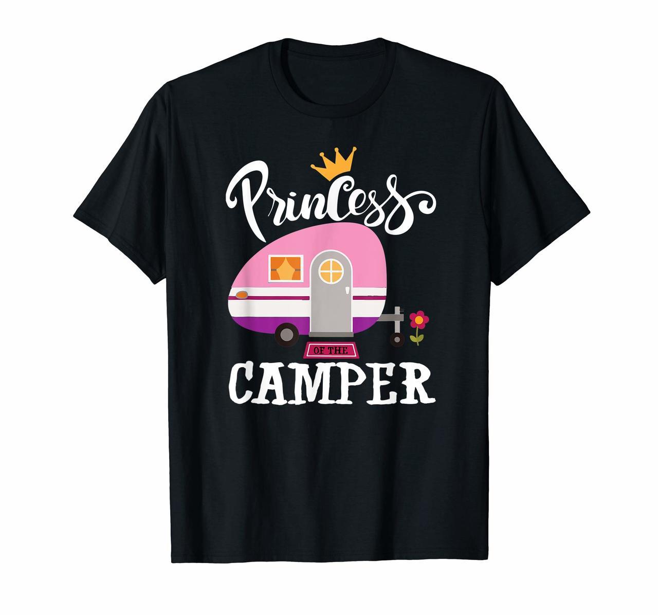 Princess of the Camper-RV Camper Vacation Road Trip T Shirt Hoodies