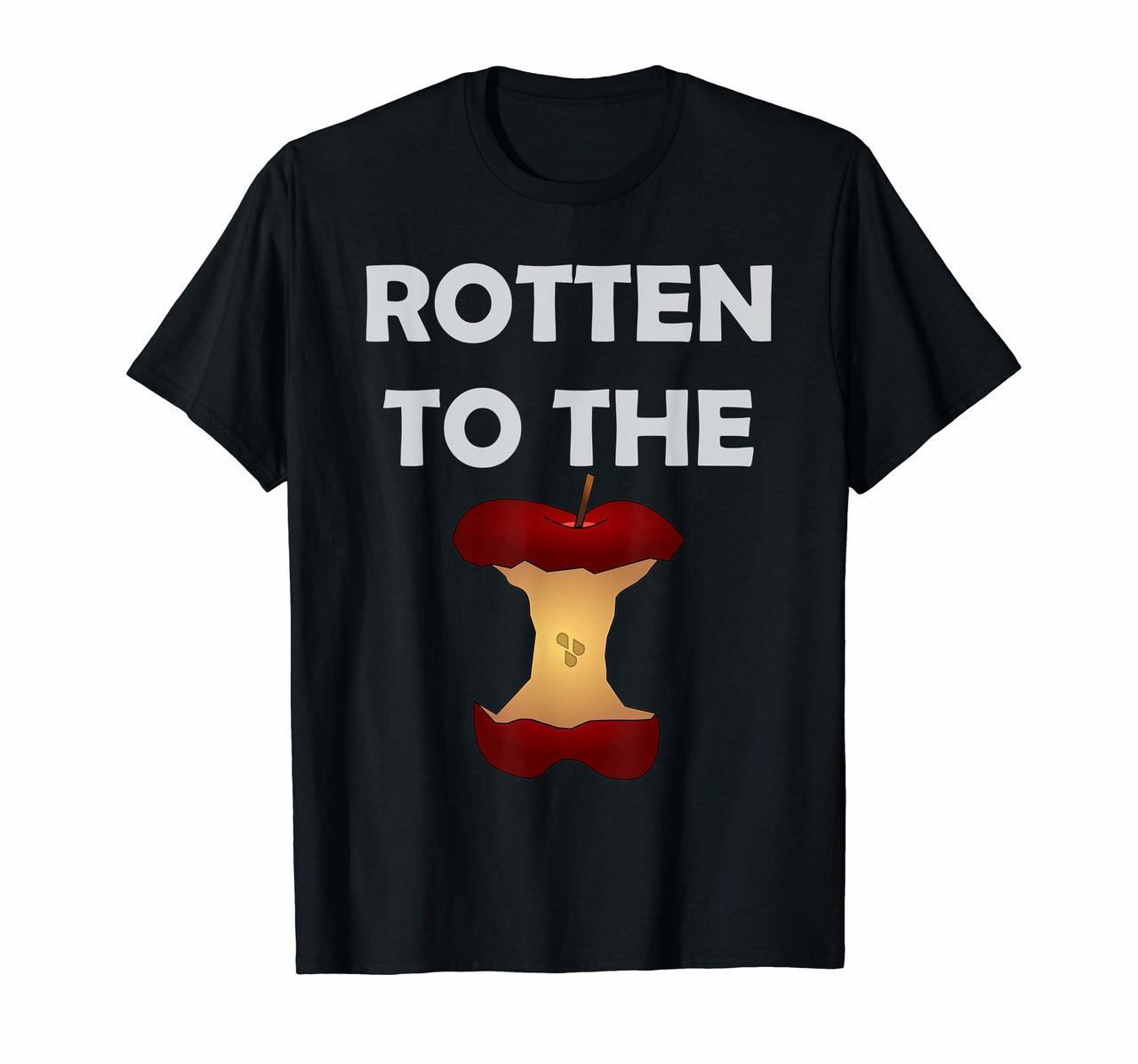 Punny T-shirts - Rotten To The Core - For Men and Boys Hoodies