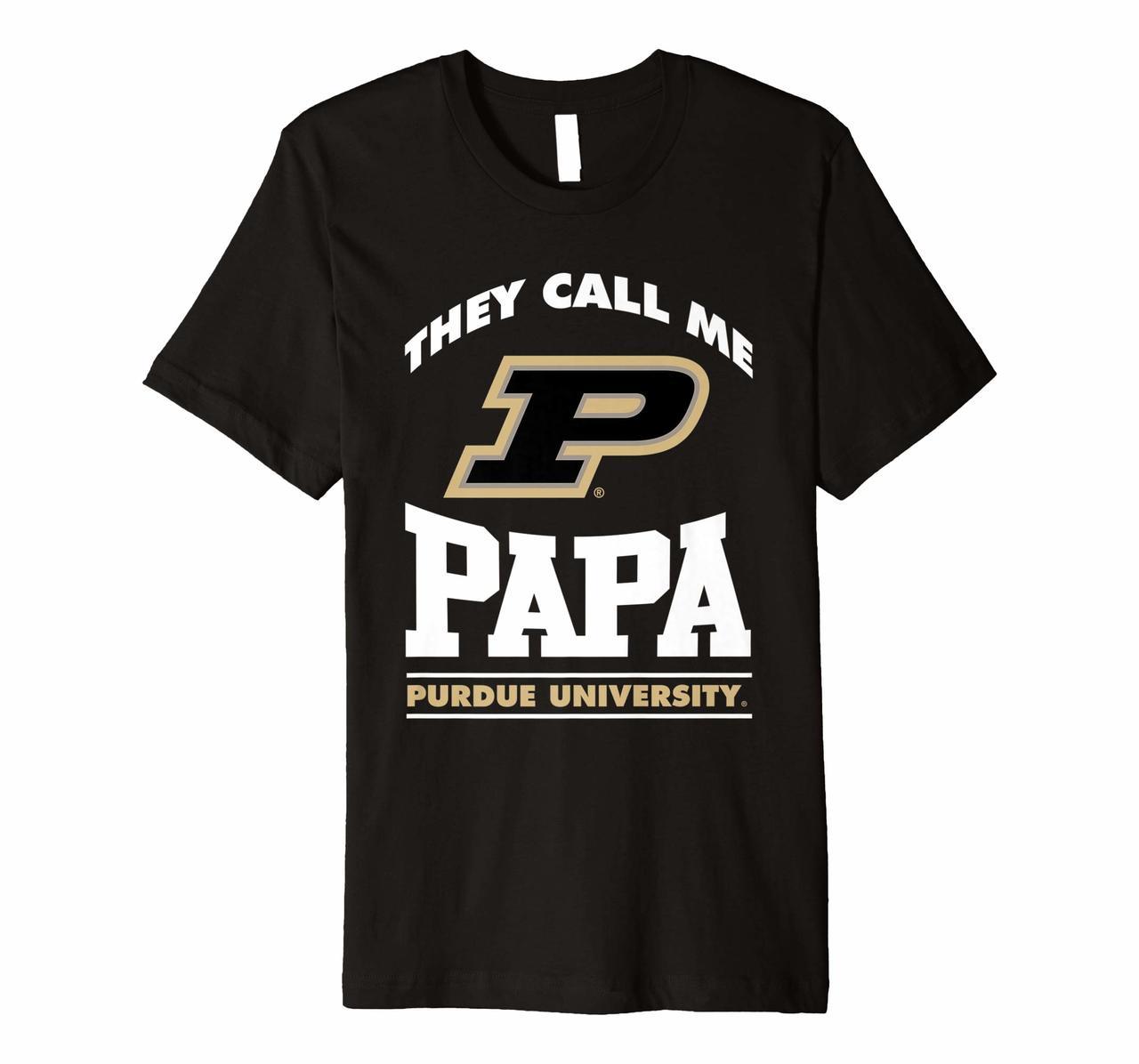 Purdue Boilermakers They Call Me Papa T-Shirt - Apparel Hoodies