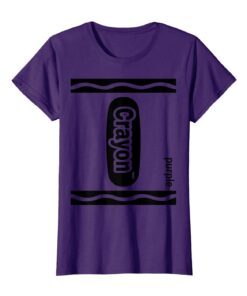 Purple Crayon Box Halloween Costume Matching Couple Group T-Shirt link Hoodies