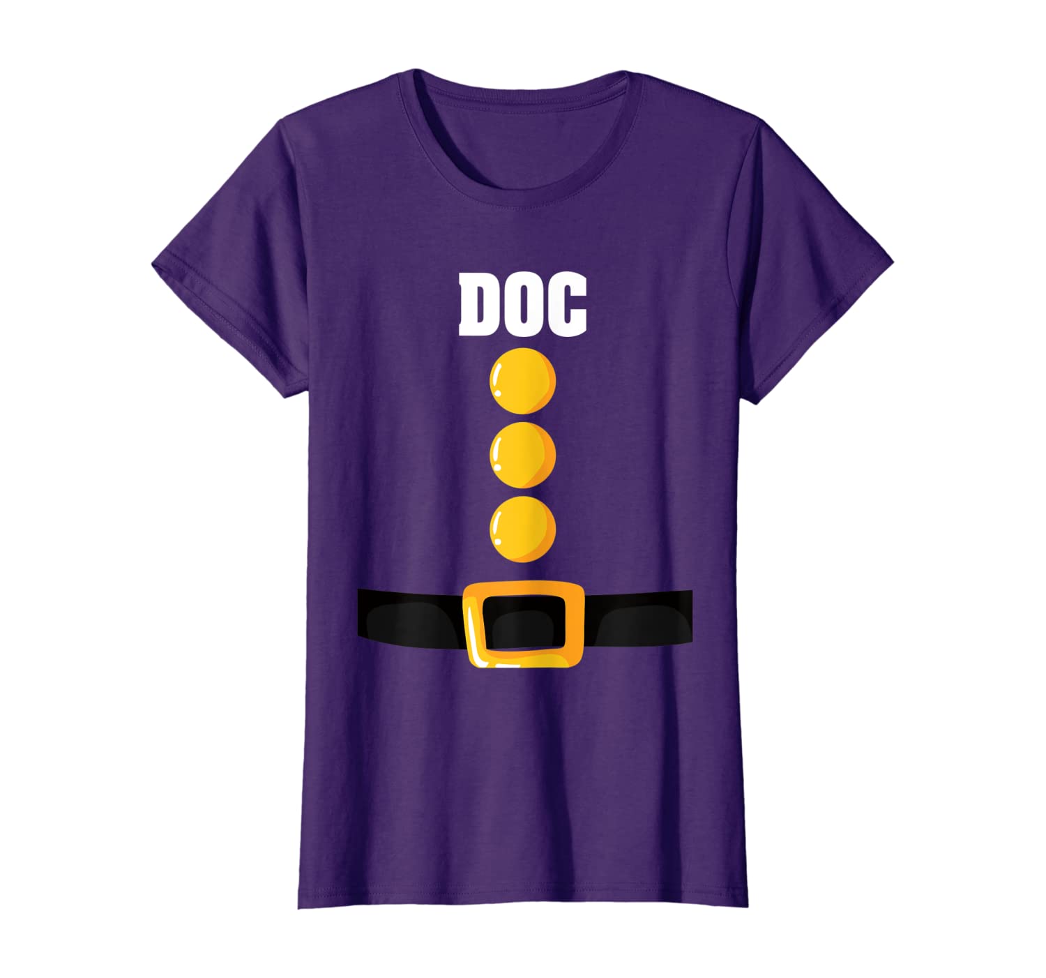 Purple Dwarf Costume Funny Halloween Christmas Gift Doc T-Shirt Hoodies