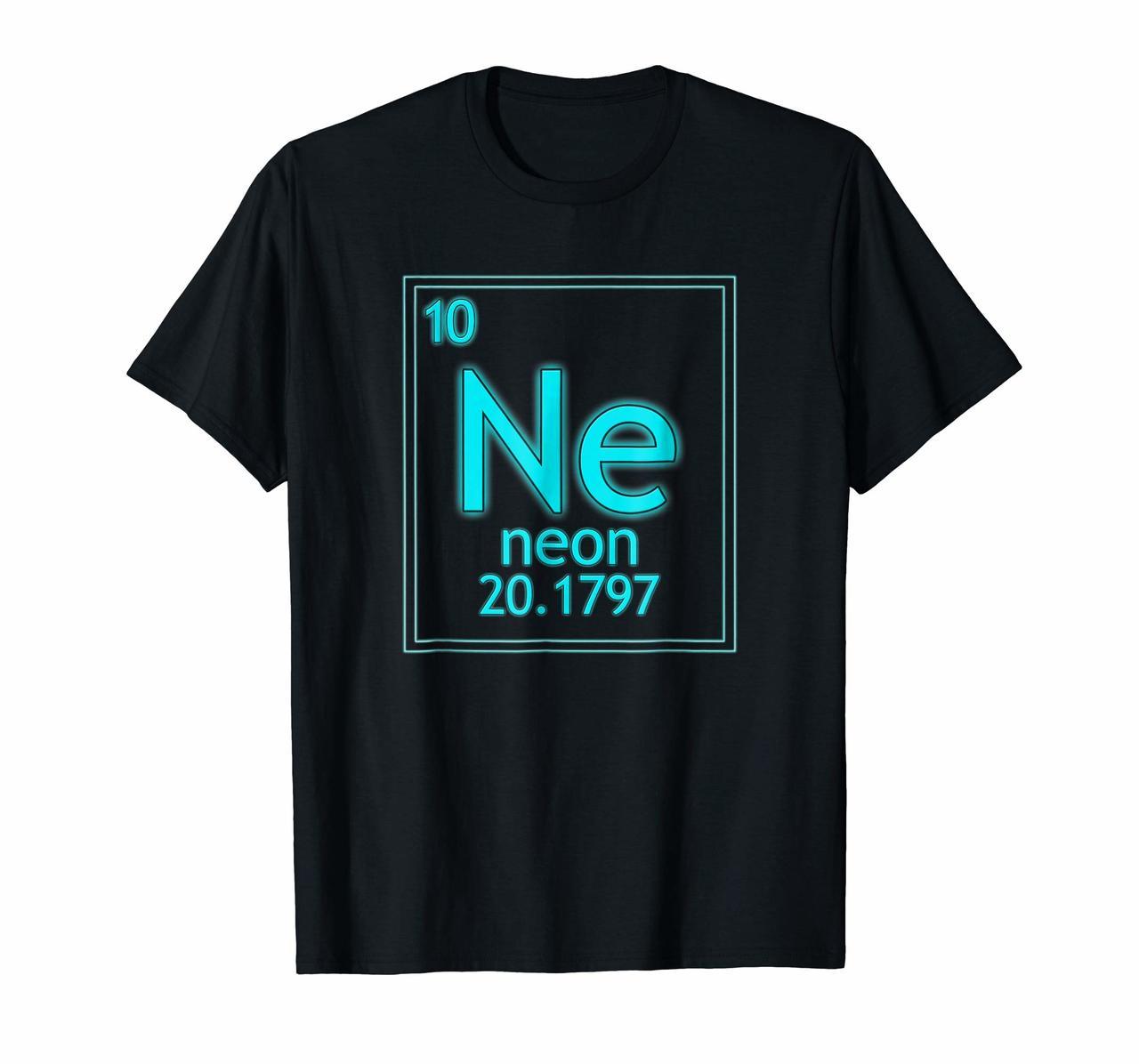 Purple Neon Periodic Table Element Pun Chemistry Nerd Shirt Hoodies