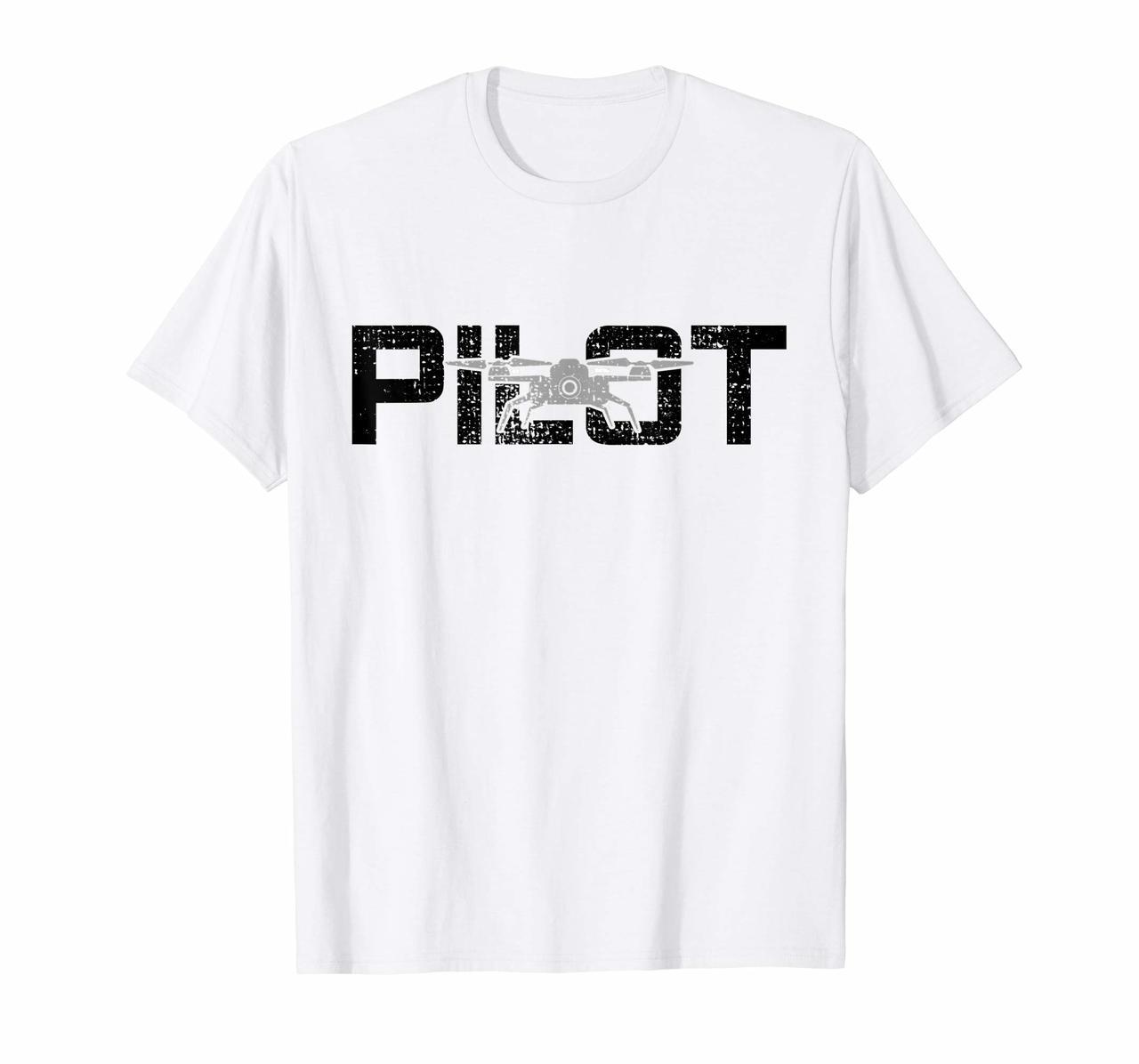 Quadcopter Pilot T-Shirt Drone Tshirt Tee Gift Vintage Hoodies