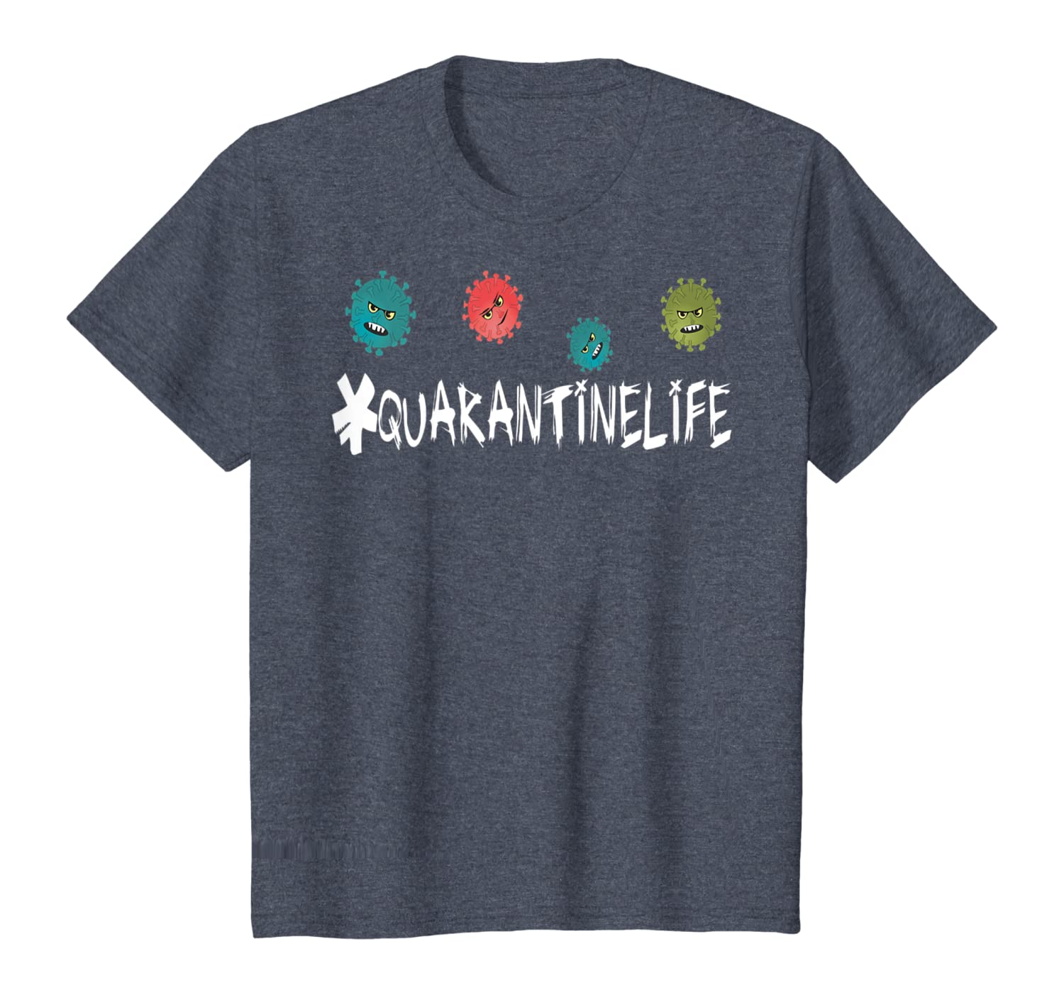 Quarantine Life Self Isolation Germs Virus Flu Panic T-Shirt Hoodies
