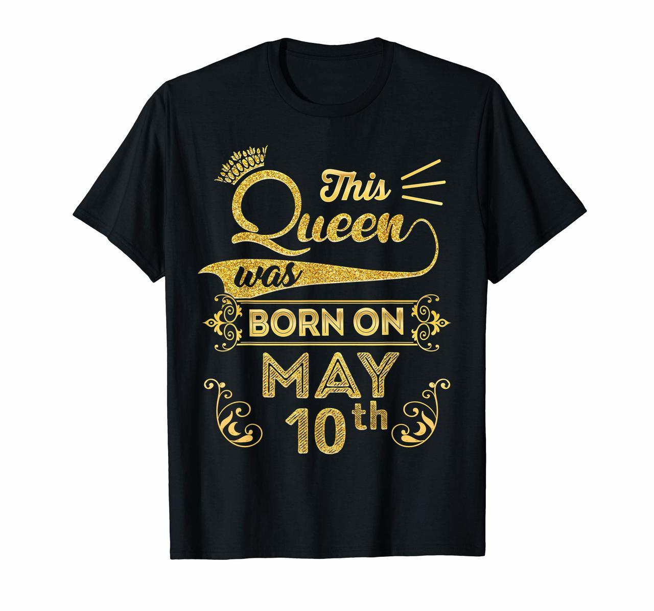Queen are Born in May 2011 9th Birthday Shirt Girls Hoodies