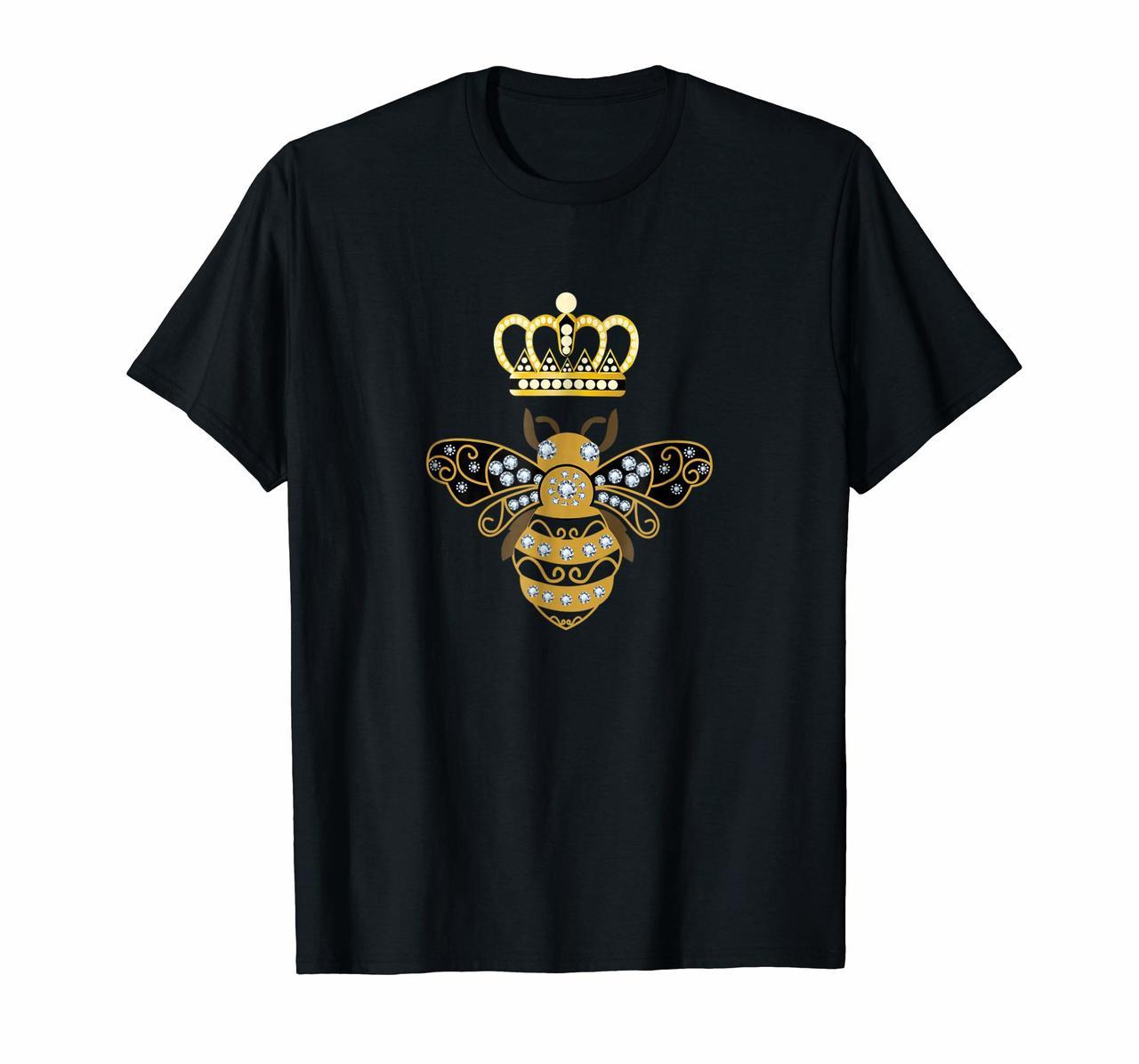 Queen Bee T Shirt Cute Gift for Woman Beekeeper Hoodies