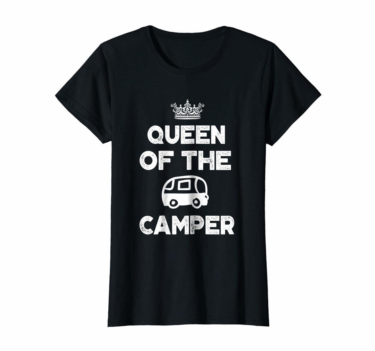 Queen of The Camper - Camping T-Shirt Women  Kids Gift Hoodies