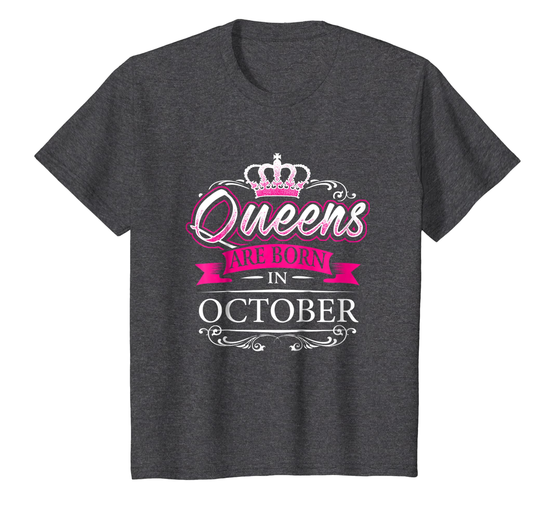Queens Are Born In October - Birthday T-Shirt Hoodies