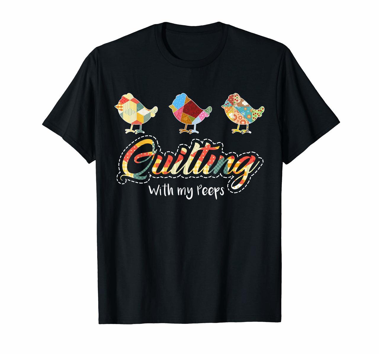 Quilting with my peeps Sewing fabrice Texture Lover Shirt Hoodies