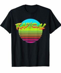 Radical Hot Sun Retro 80s 90s Vintage Outrun T-Shirt Hoodies
