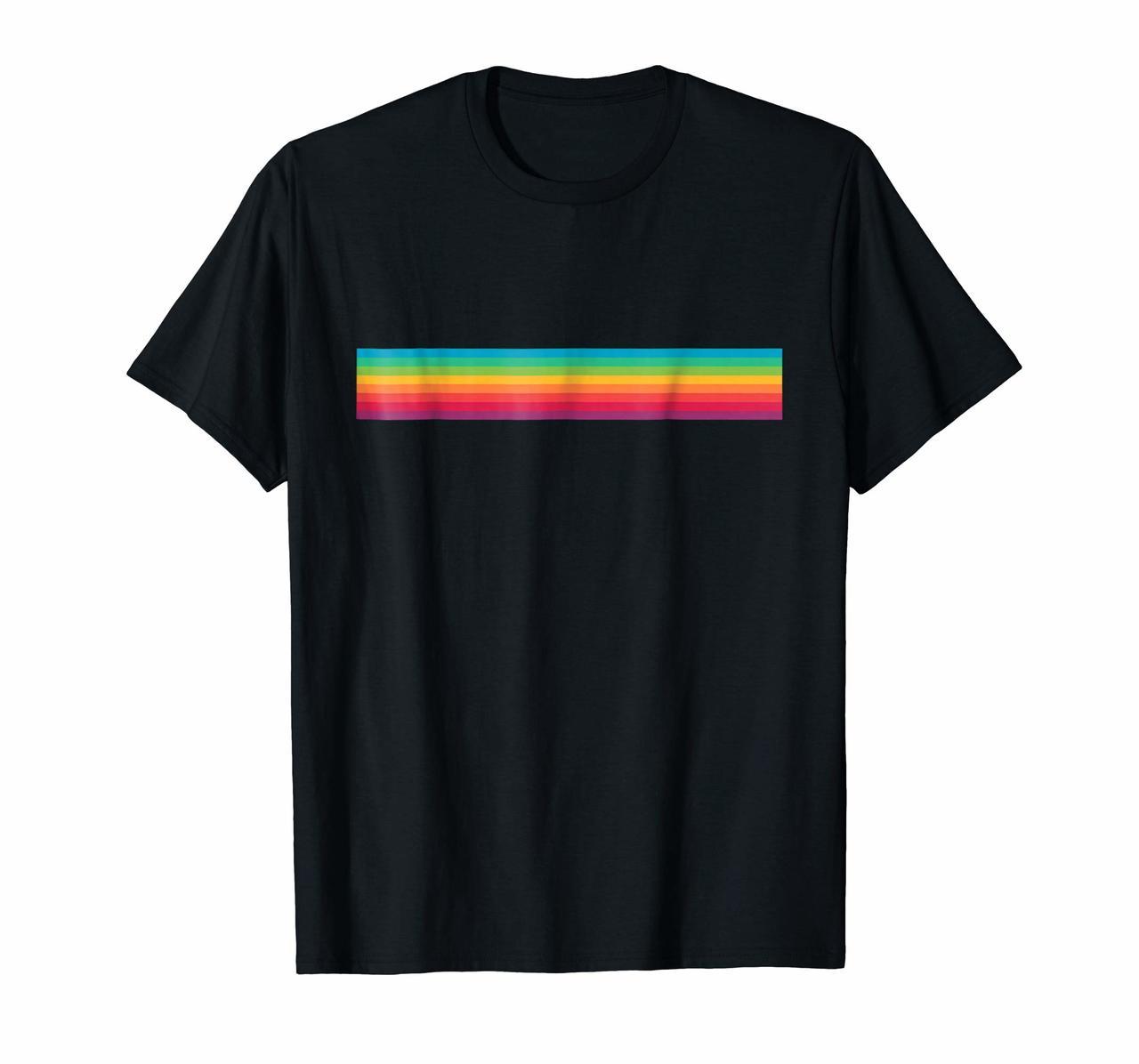Rainbow Colorful Stripes  Lines Standard T-Shirt Hoodies
