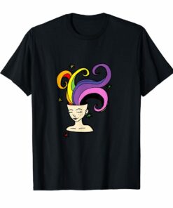 Rainbow Girl - Free Your Imagination Dream Fantasy T-Shirt Hoodies