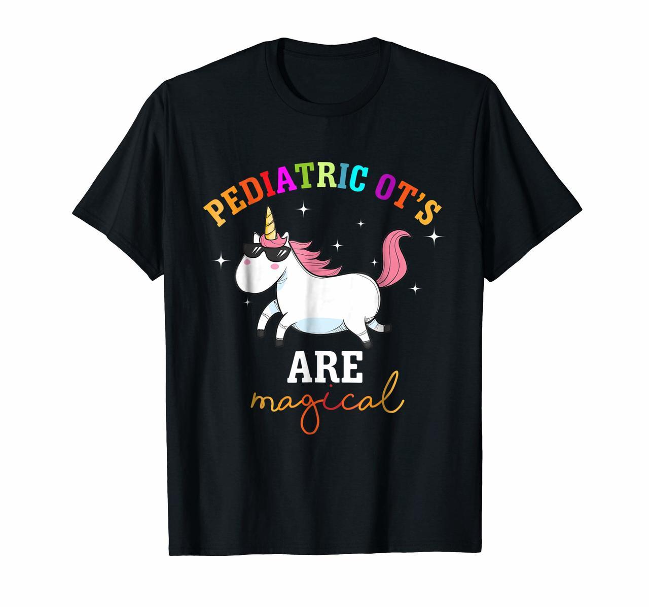 Rainbow Unicorn Pediatric OT Shirt Occupational Therapy Tee Hoodies