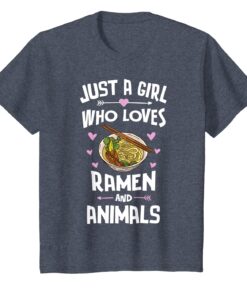Ramen And Animals Anime Gift for Teen Girls T-Shirt Hoodies