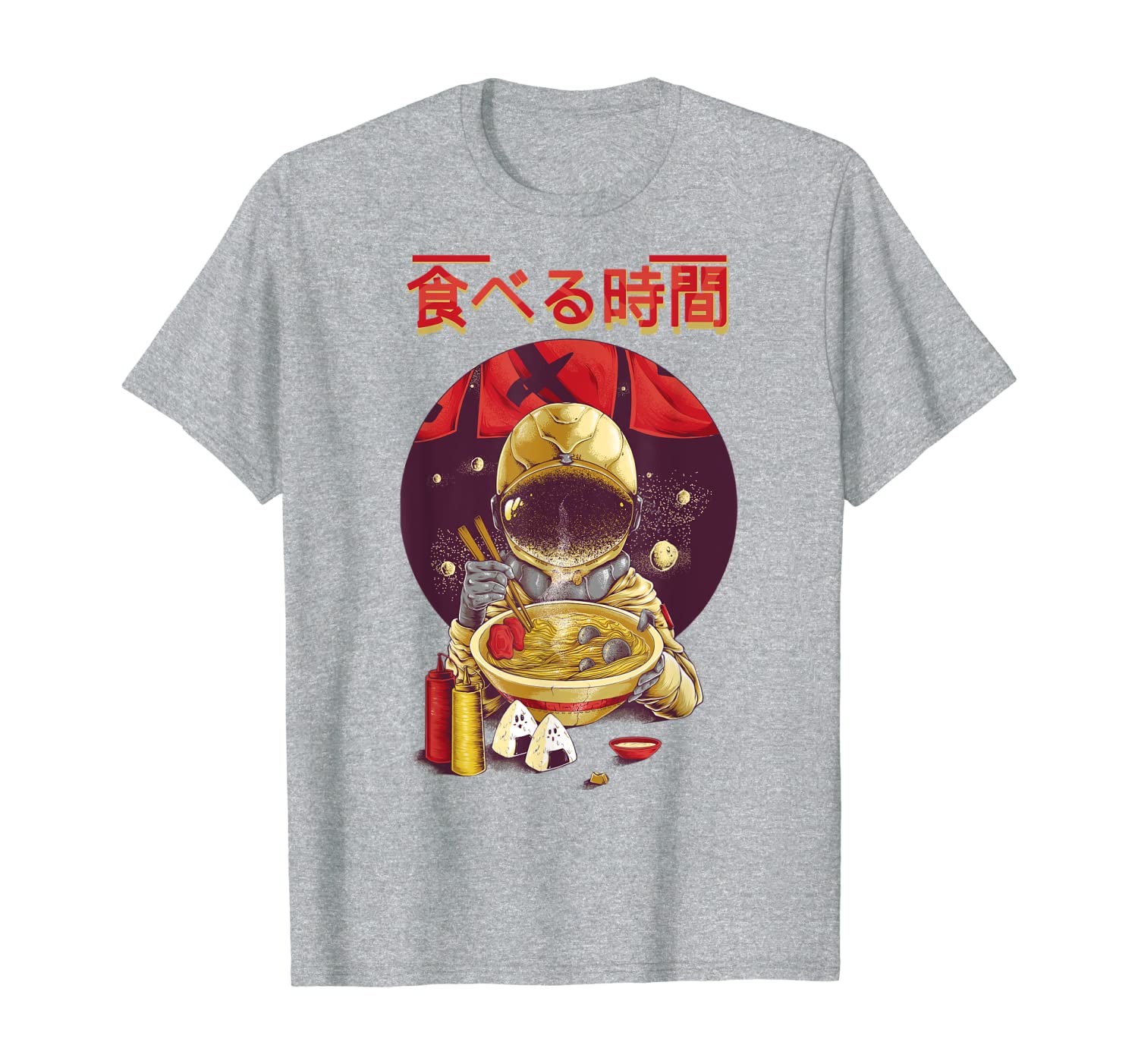 Ramen Astronaut Vintage Kawaii Otaku Japanese Noodles Gift T-Shirt Hoodies