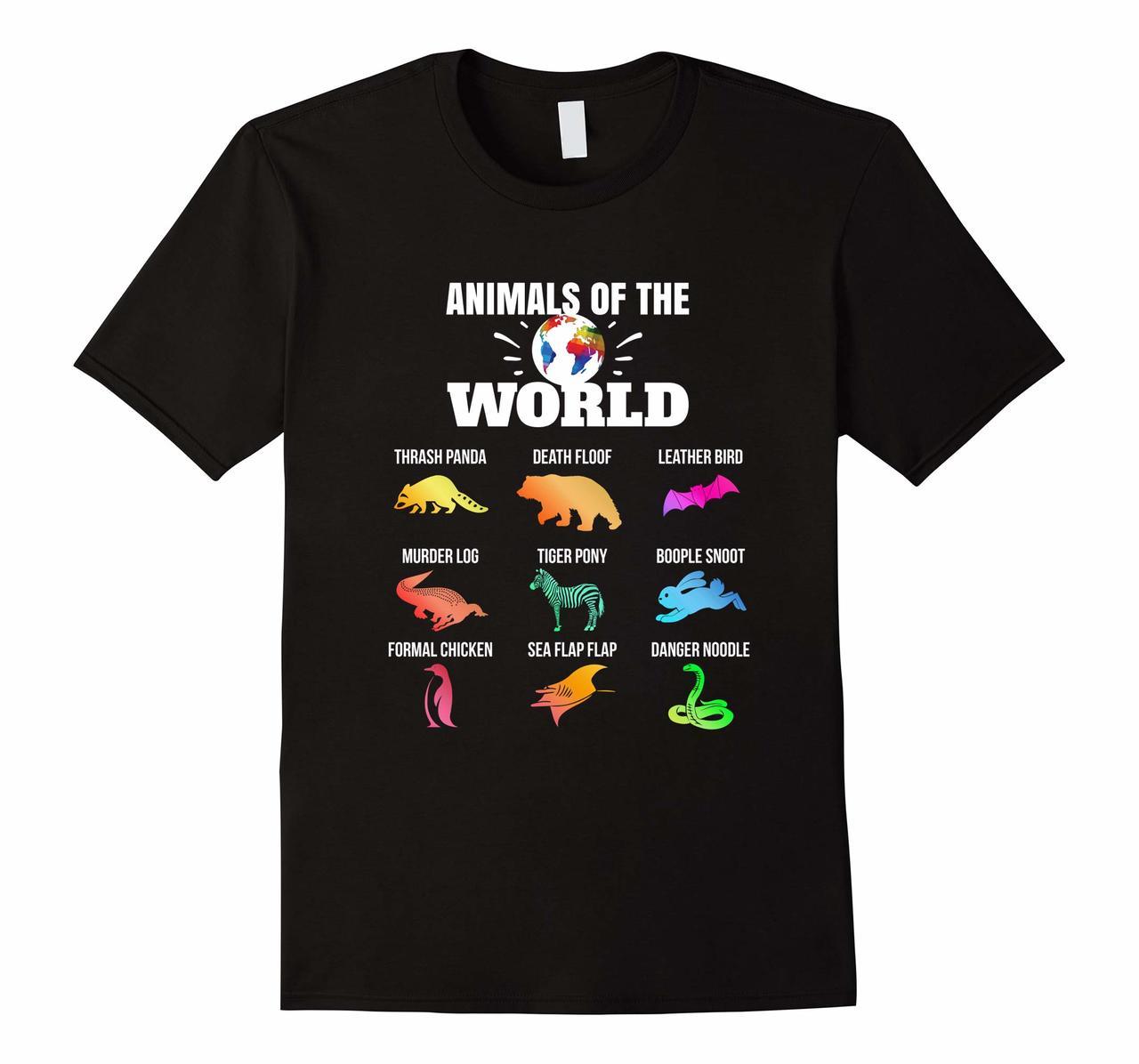 Rare Animals of The World Funny Animals Lover Gift T-Shirt Hoodies