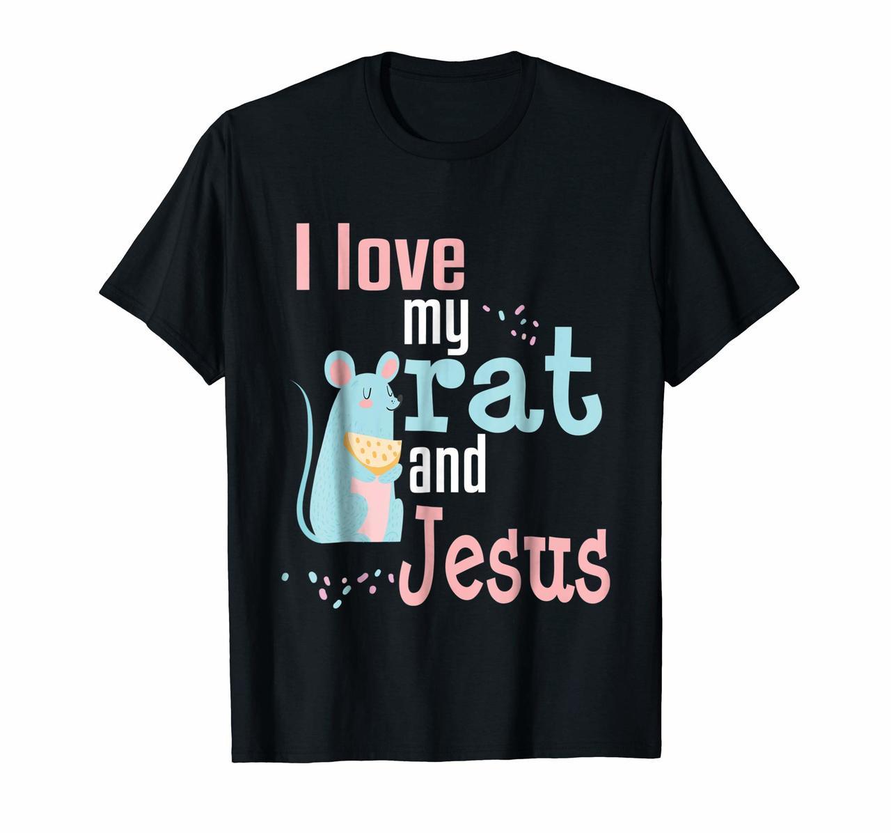 Rat Owner Christian T-shirt Rats Jesus Pet Gift Rat Mom Dad Hoodies