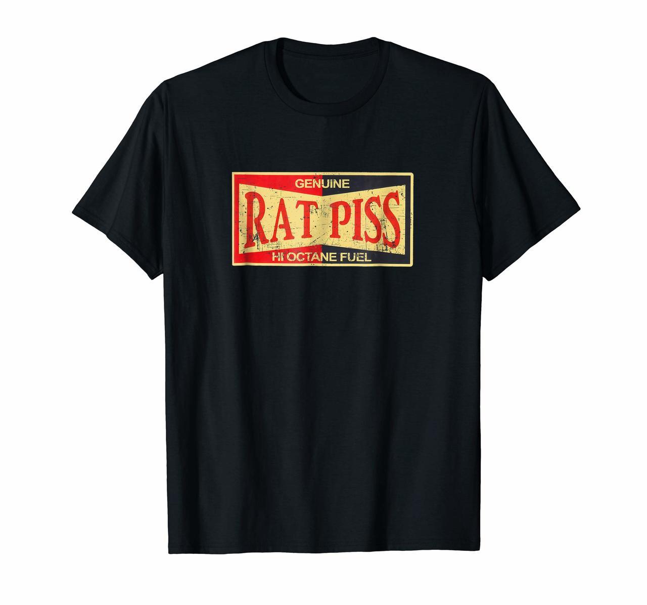 Rat Piss High Octane Fuel Cool Retro Hot Rod T-Shirt Hoodies
