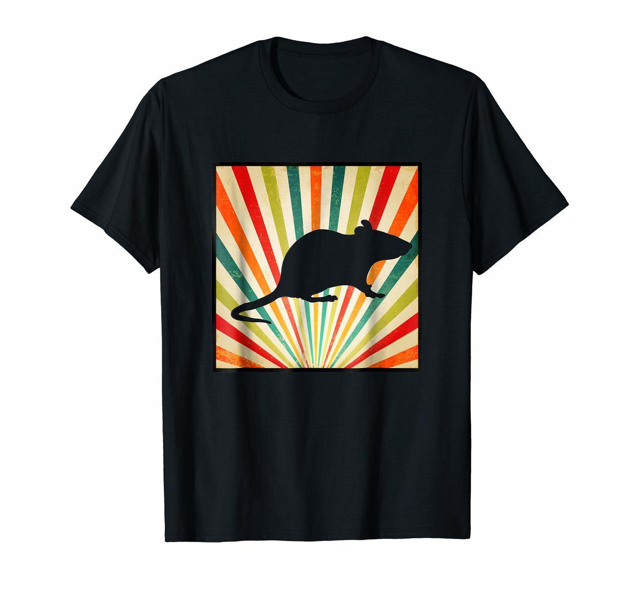 Rat Shirt Vintage  Retro Style T-Shirt Gift For Rat Lovers Hoodies