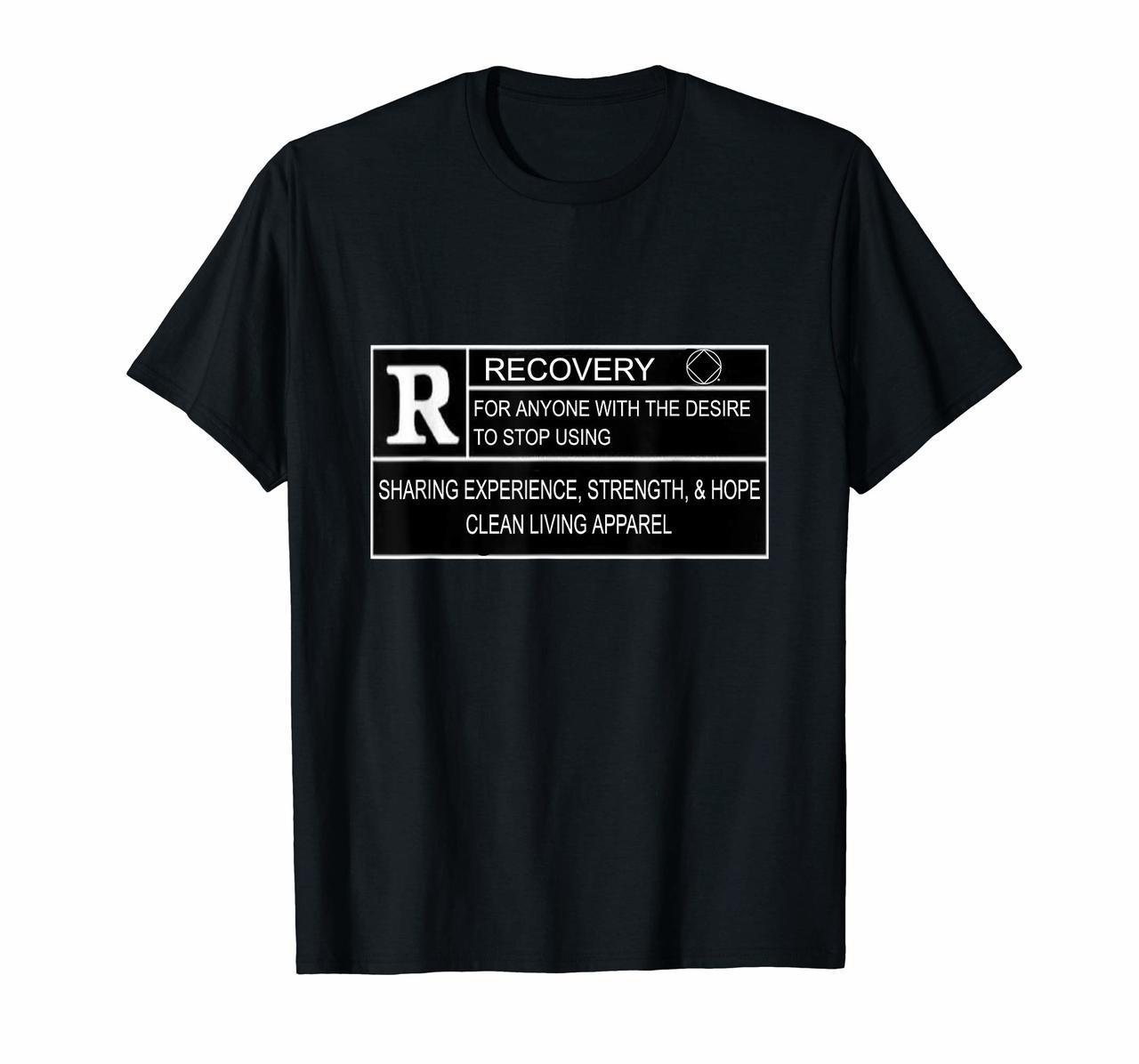 Rated R For Recovery Narcotics Anonymous Gifts Shirts NA AA Hoodies