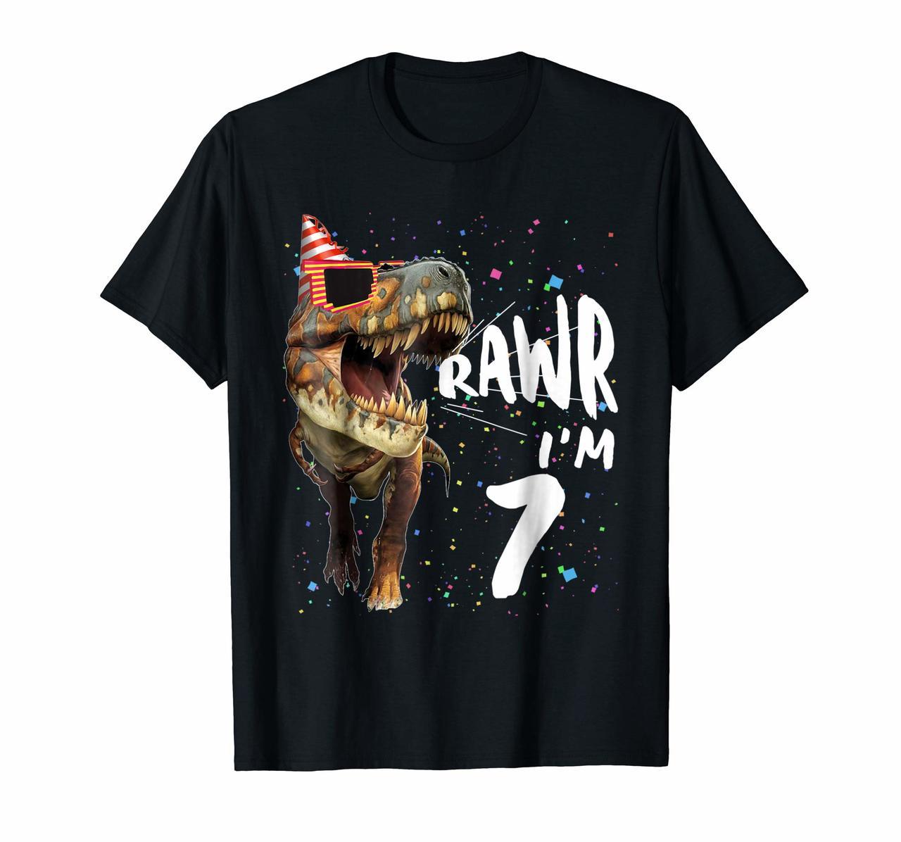 Rawr Im 8 yrs old 8th Birthday T-Rex Dinosaur 2012 T-Shirt Hoodies
