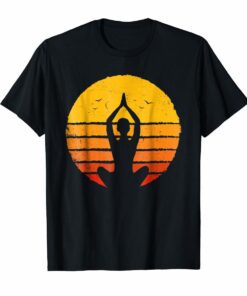 Reach Your Balance Sunset Yoga Meditation T-shirt Hoodies