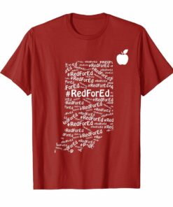 Red For Ed Indiana Teacher T-shirt Men Women Hoodies
