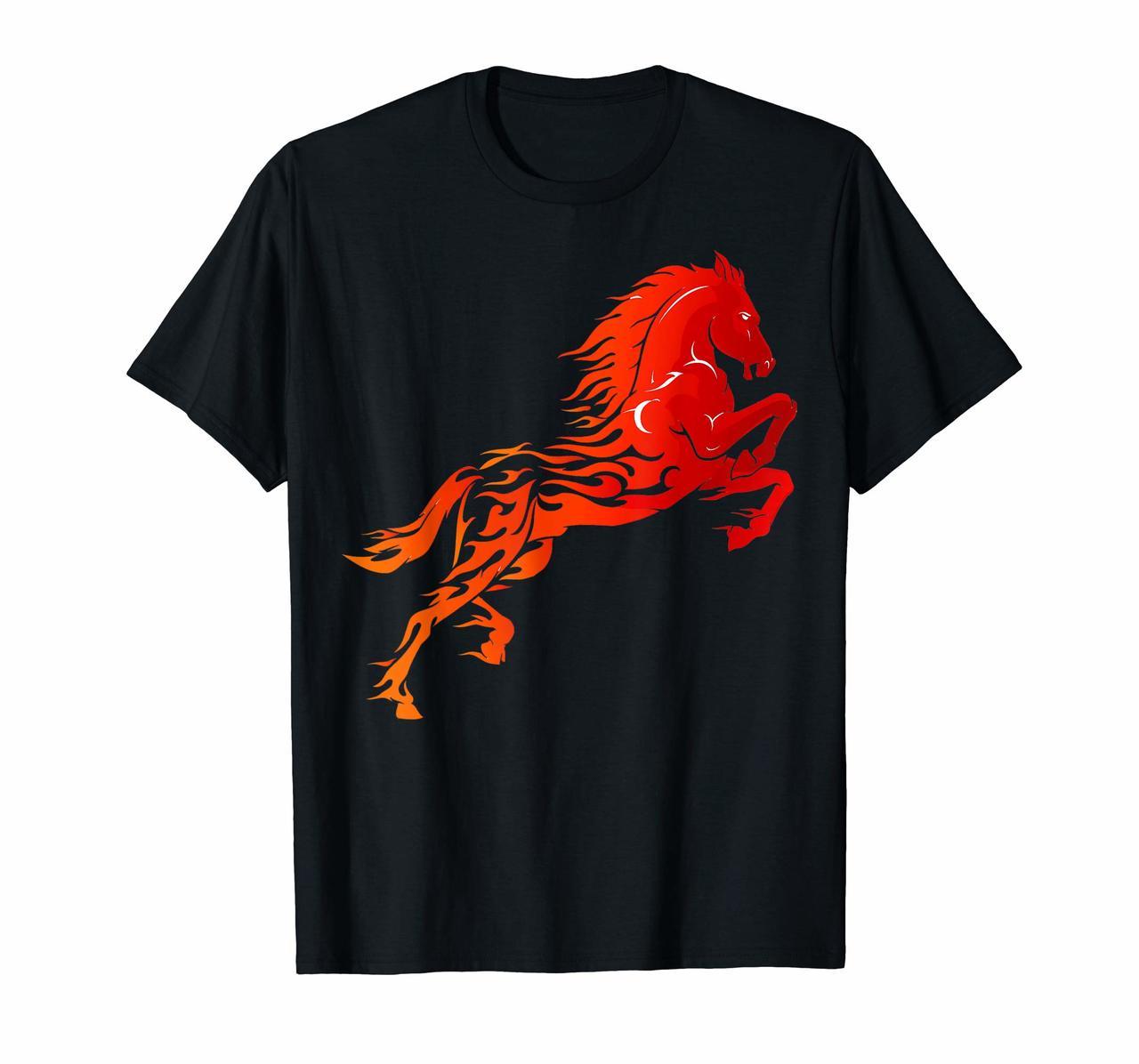 Red horse sunset t shirt horse lovers Hoodies