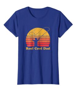 Reel Cool Dad Vintage Fly Fishing Retro Distressed T-Shirt Hoodies