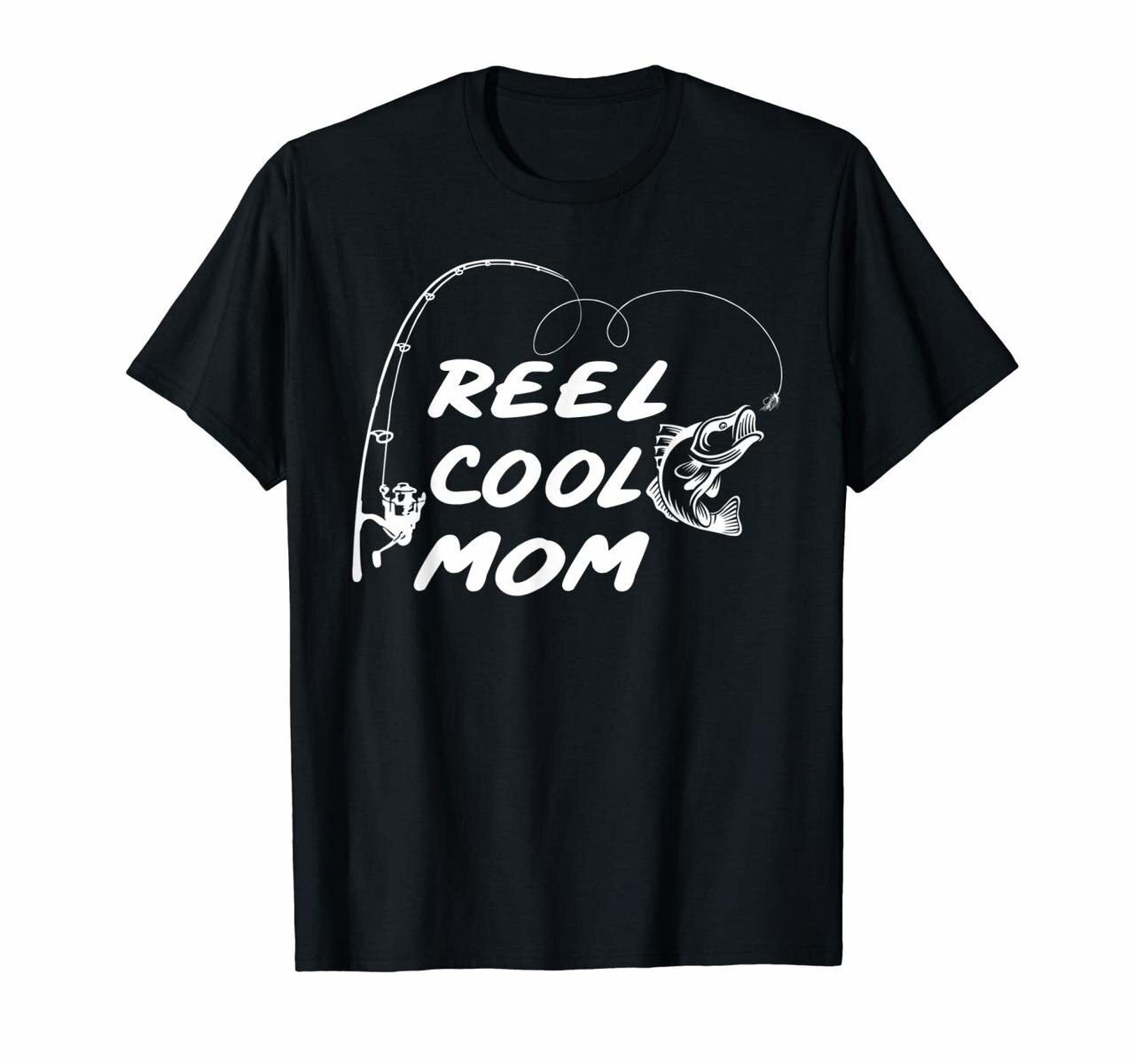 Reel Cool Mom T-Shirt Fishing Fathers Day Gift For Women Hoodies