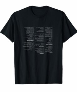 RegEx Cheat Sheet - Linux Geek Humor T-Shirt for Programmer Hoodies