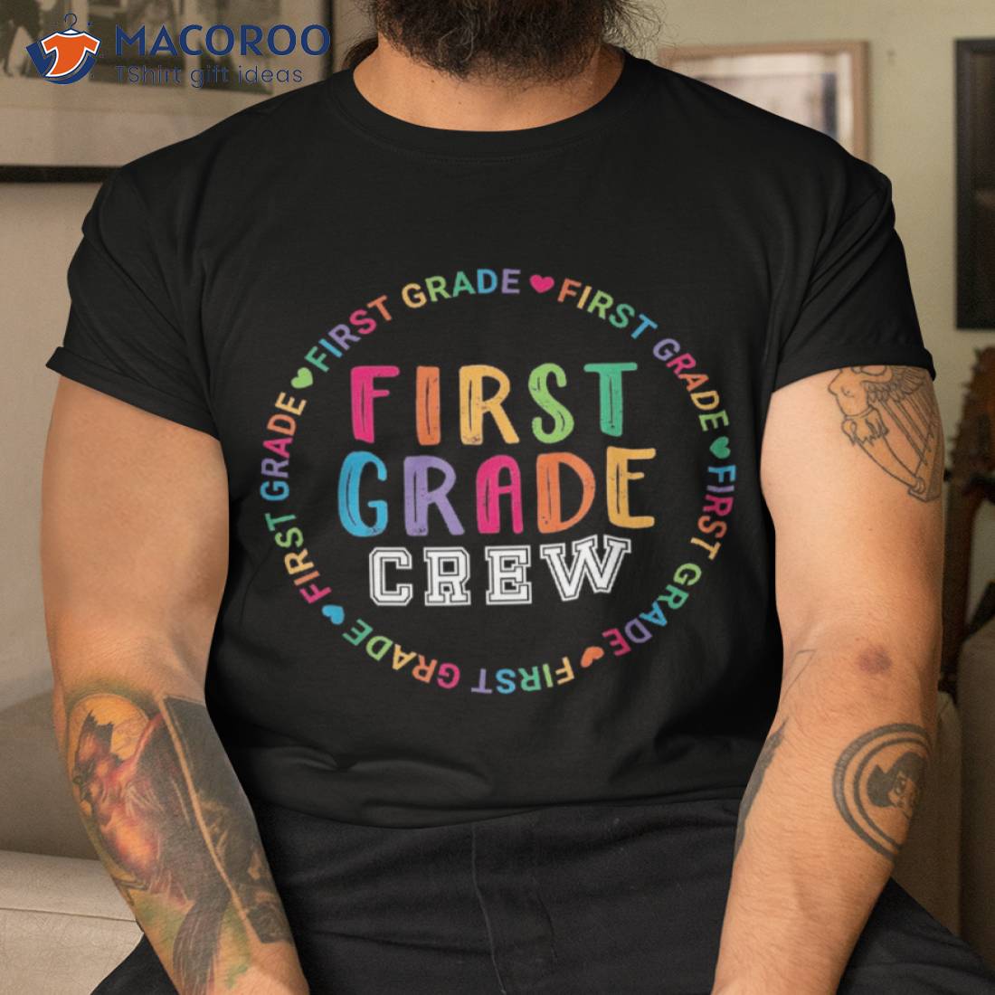 s 1st Grade Teacher Back To School - First Crew Shirt