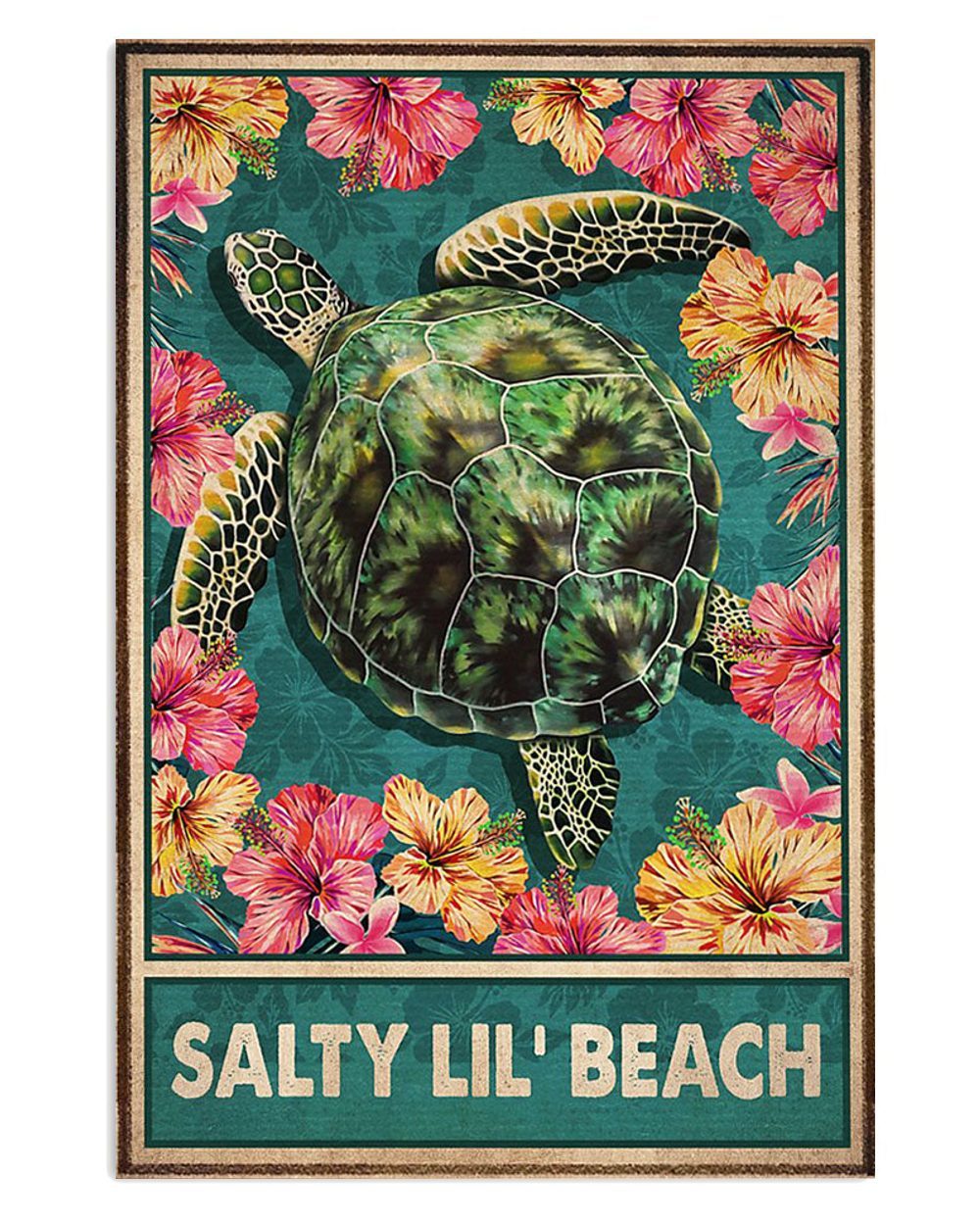 Salty Lil' Beach Gift For Sand Beach Sea Lover Poster